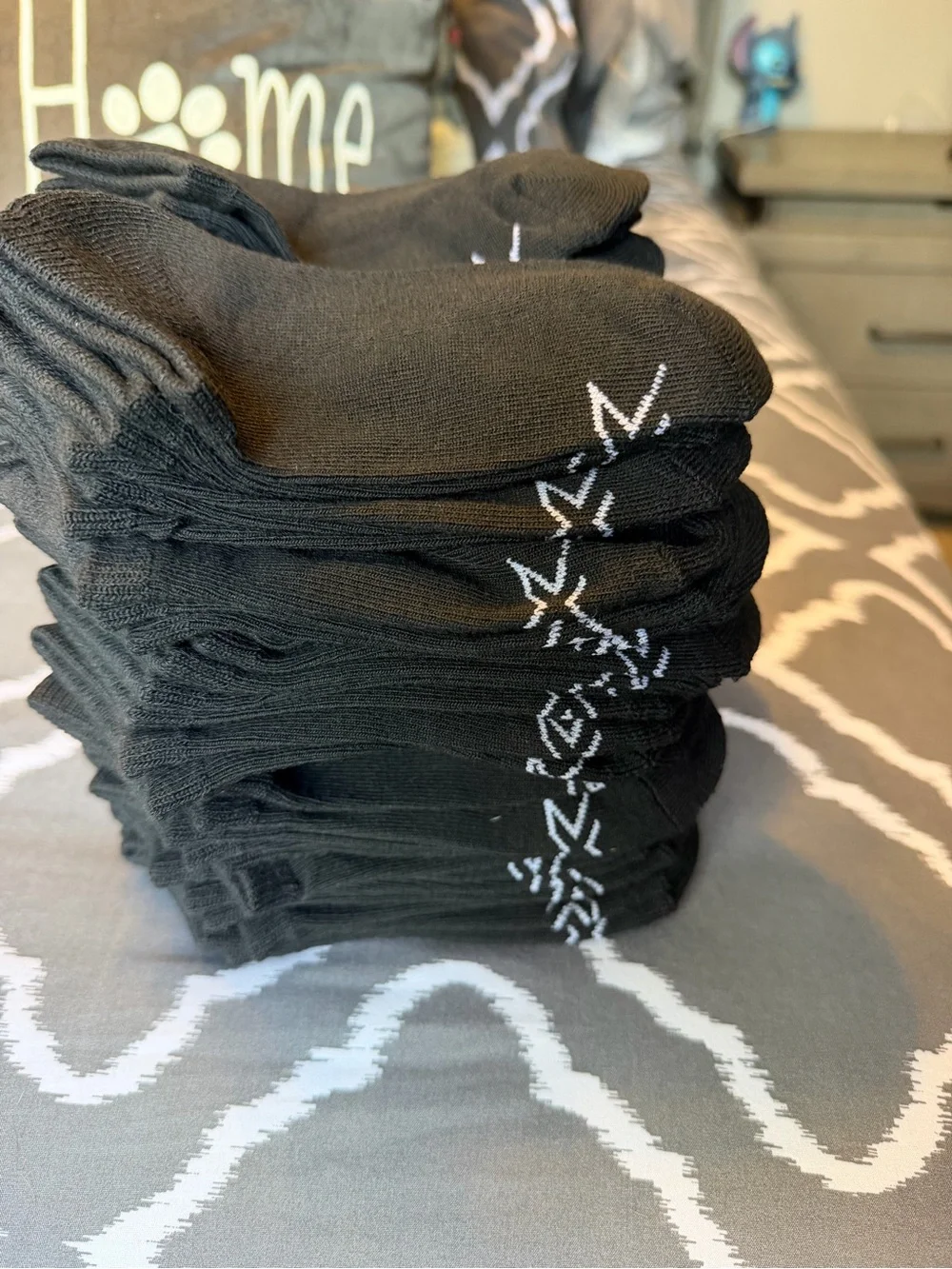 NWOT Kids No-Show Black Athletic Socks - 80 Pack